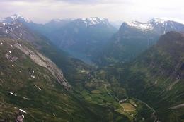 Blick auf den Geirangerfjord