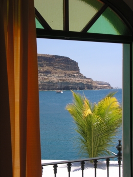 Blick aus dem Hotelfenster