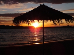 Sonnenuntergang am Strand