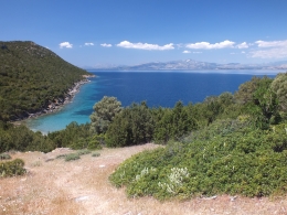1. Blick auf die Pallis-Bucht