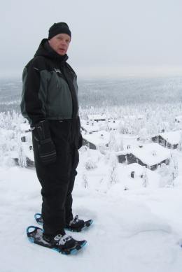Auf Schneeschuhen unterwegs